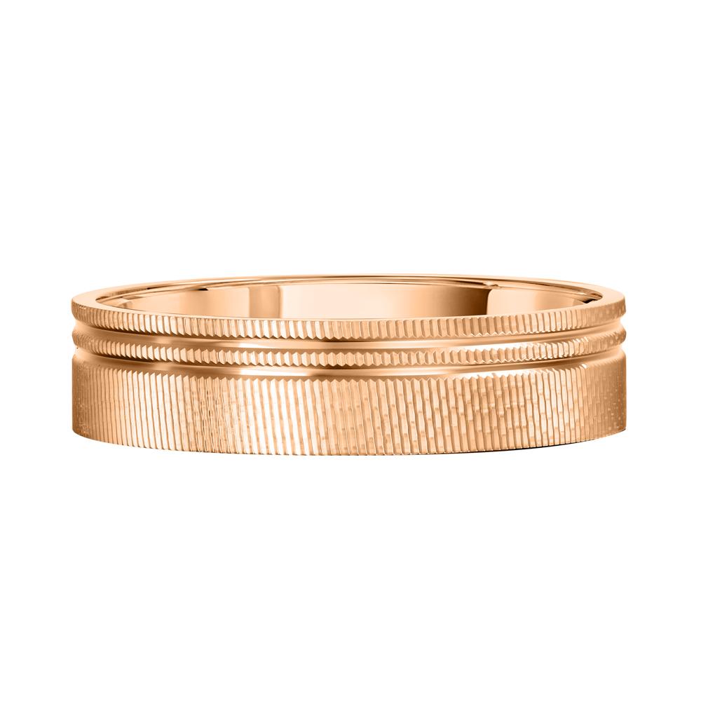 Обручальное кольцо из красного золота 500-000-1017