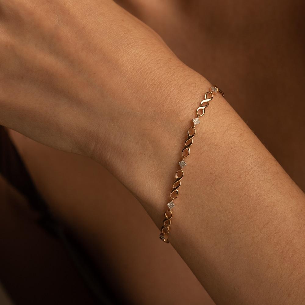 Браслет из золота с бриллиантами 915006Б