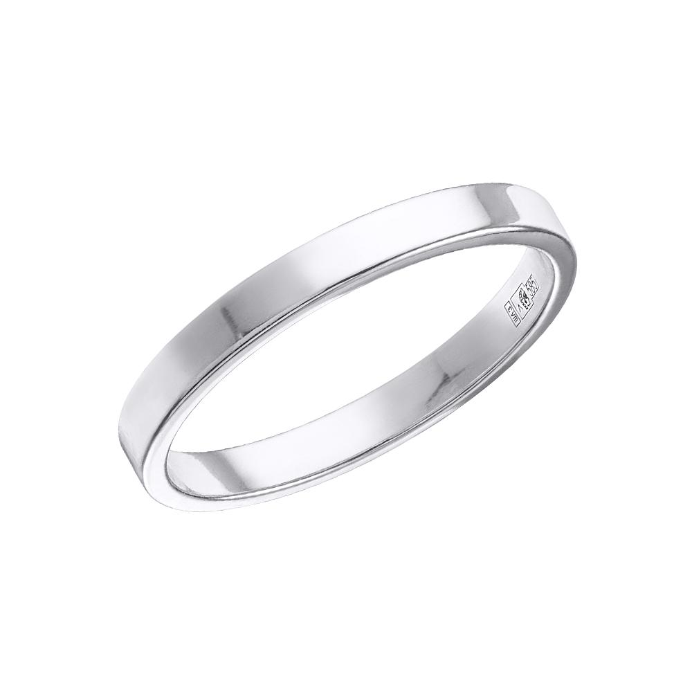 Обручальное кольцо из белого золота 210-000-306
