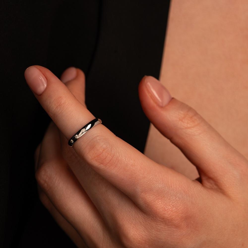 Обручальное кольцо с бриллиантами 112-030-530