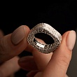 Кольцо из белого золота 585 пробы с бриллиантами 921696-2Б