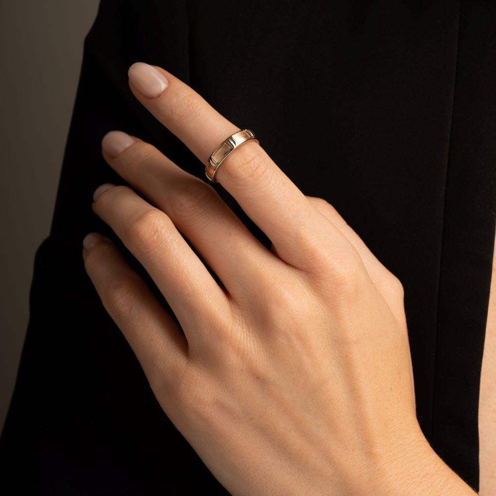 Кольцо из красного и белого золота 585 пробы 911782