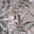 Кольцо из золота с бриллиантами 911265Б