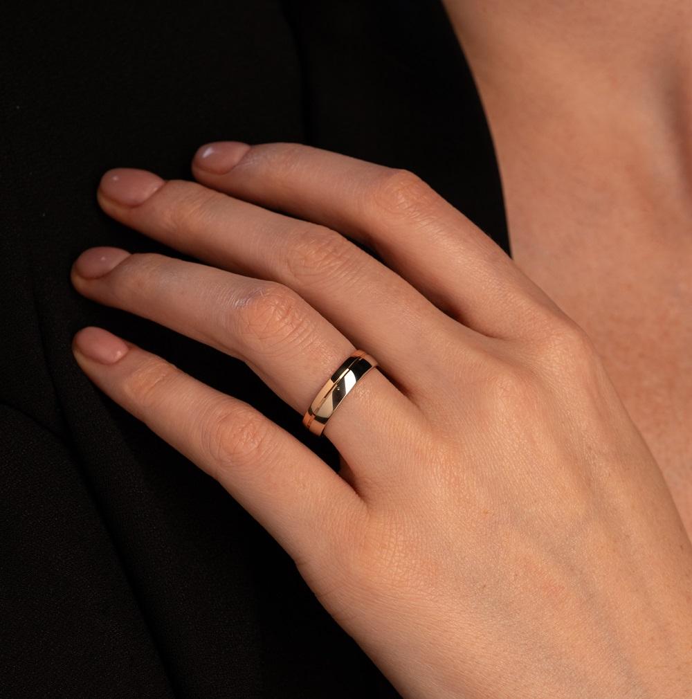 Обручальное кольцо из золота (синтеринг) 430-000-307