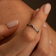 Обручальное кольцо из белого золота с бриллиантами 921456-2Б