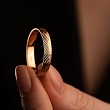 Обручальное кольцо из красного золота 500-000-101