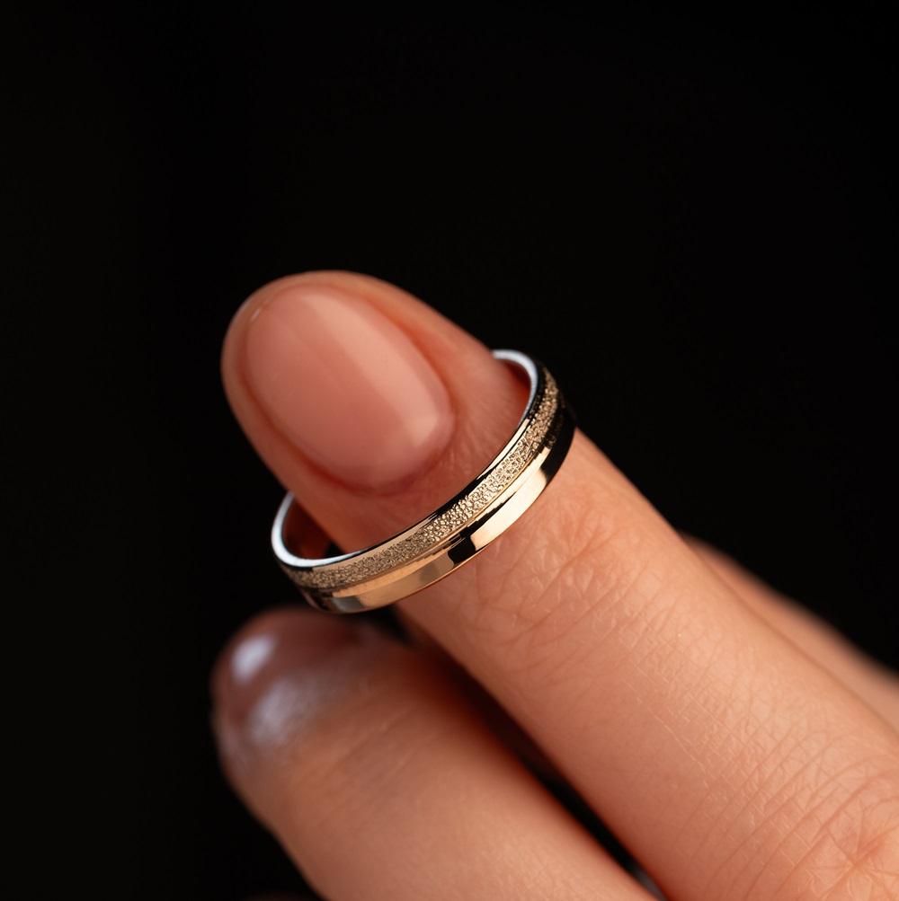 Обручальное кольцо из золота (синтеринг) 430-000-722