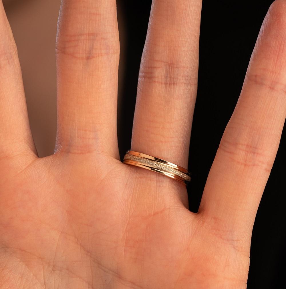 Обручальное кольцо из золота (синтеринг) 450-000-717