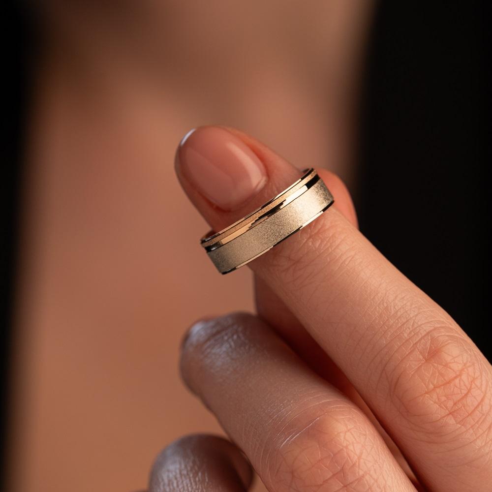 Обручальное кольцо из золота (синтеринг) 430-000-424