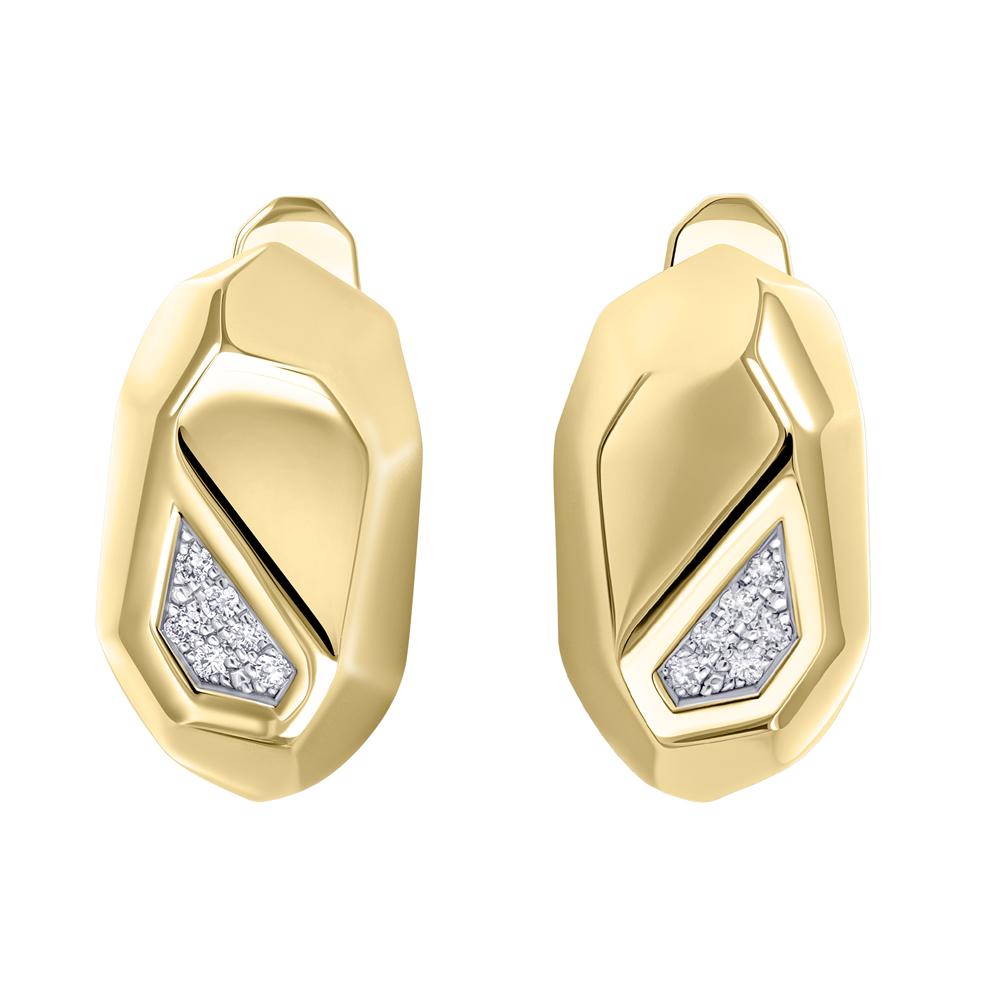 Серьги из желтого золота 932995Б