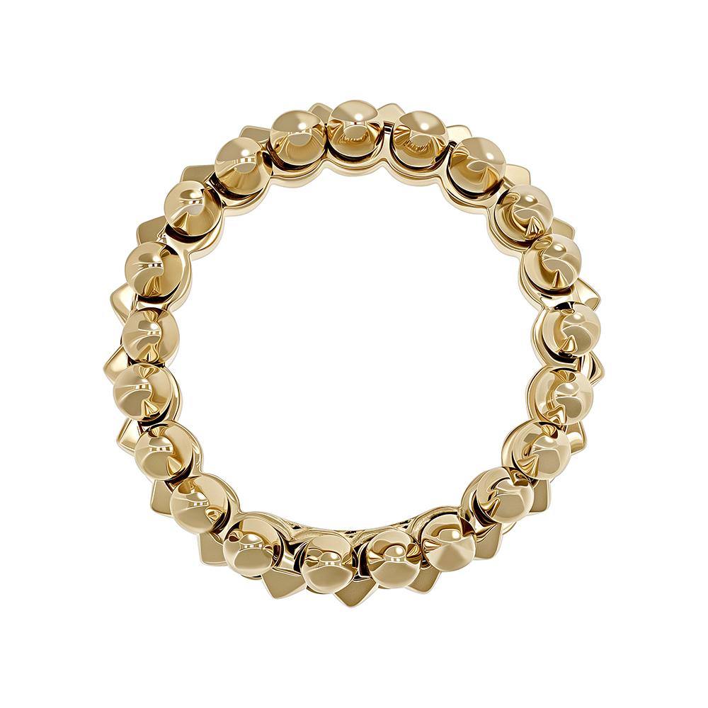 Кольцо из желтого золота 585 пробы 931925