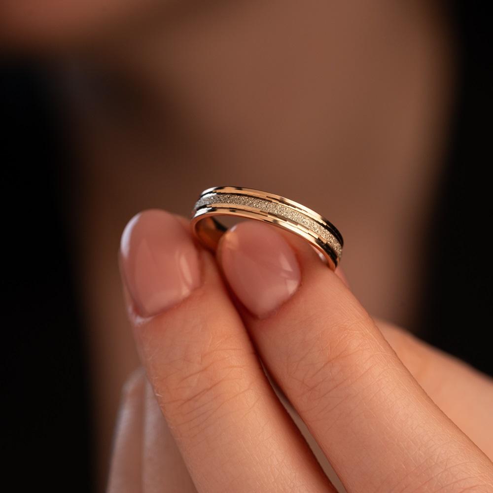 Обручальное кольцо из золота (синтеринг) 450-000-717