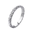 Обручальное кольцо из белого золота с бриллиантами 921456-2Б