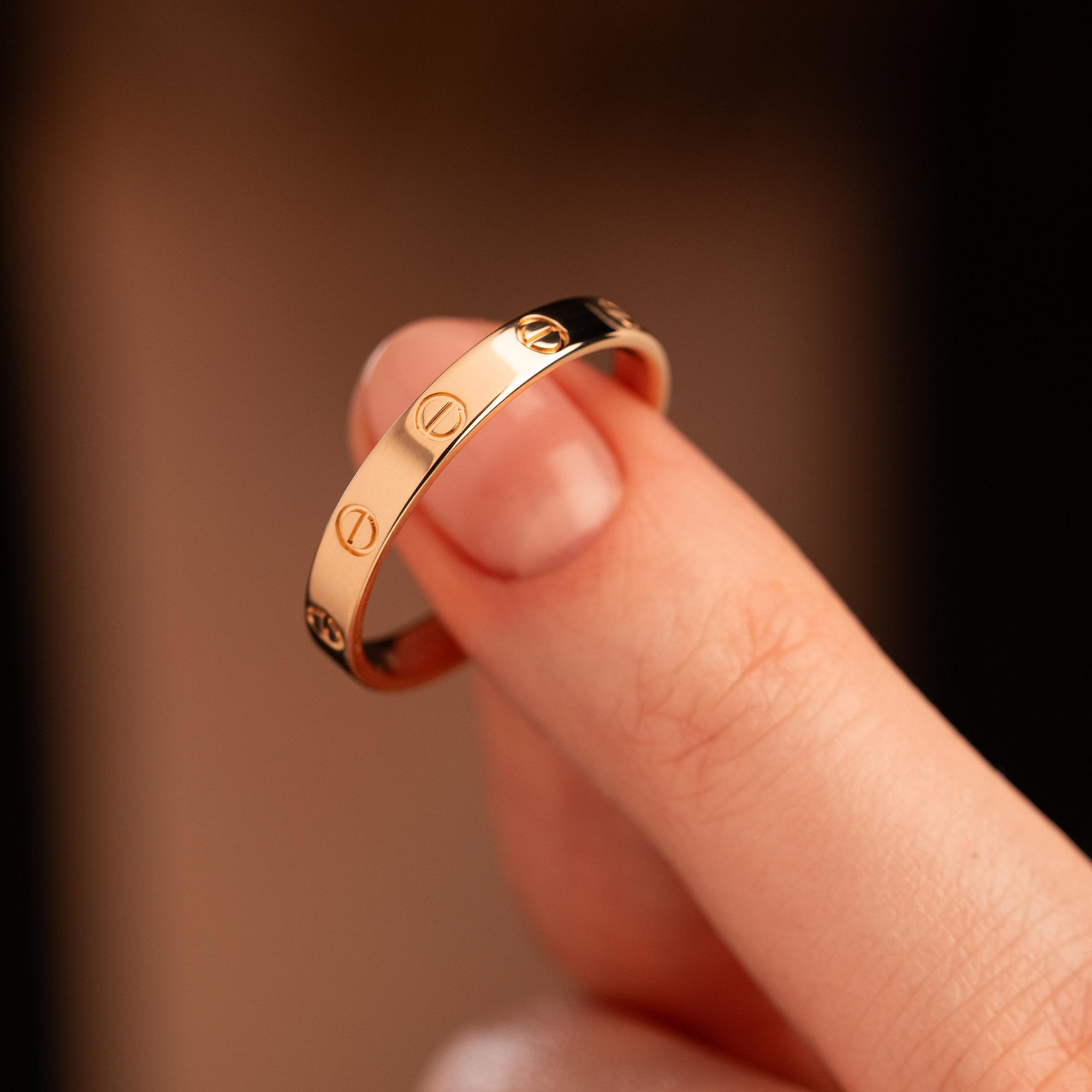 Обручальное кольцо из красного золота 700-000-281