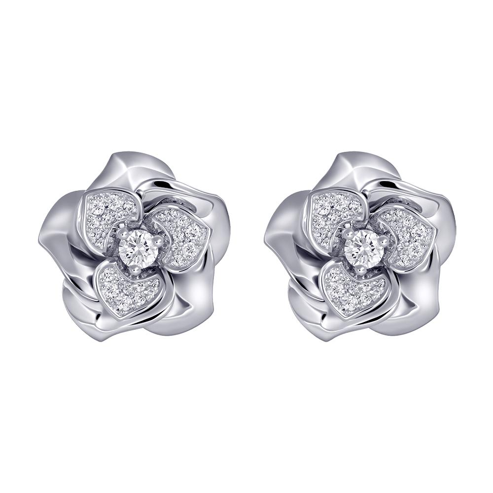 Серьги с бриллиантами 922999Б