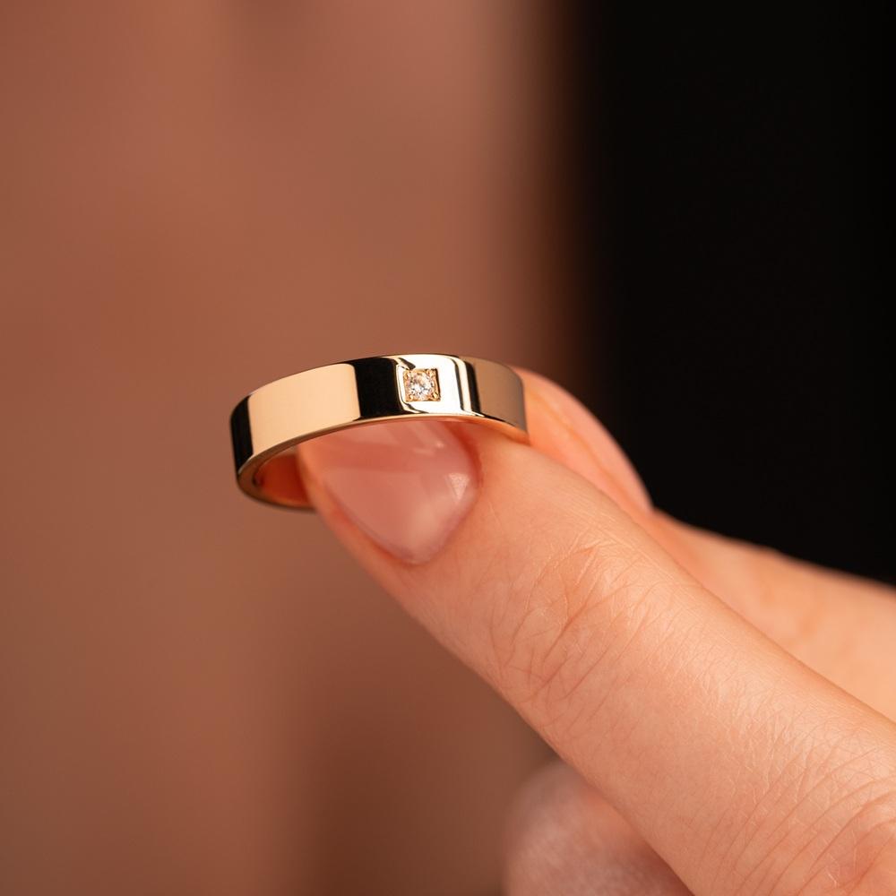 Кольцо с бриллиантом 202-010-327