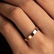 Обручальное кольцо из красного золота 200-000-308