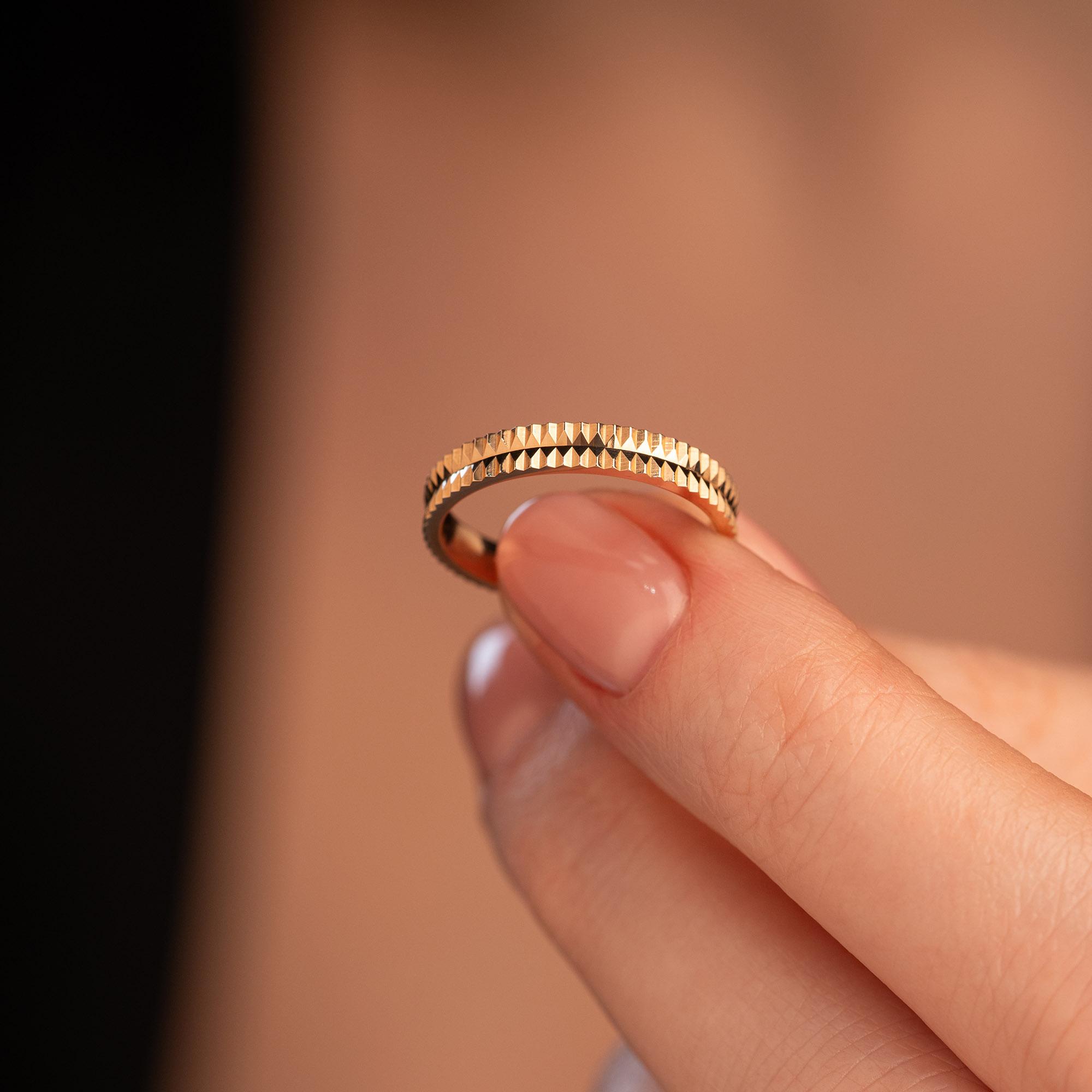 Обручальное кольцо из красного золота 500-000-1027