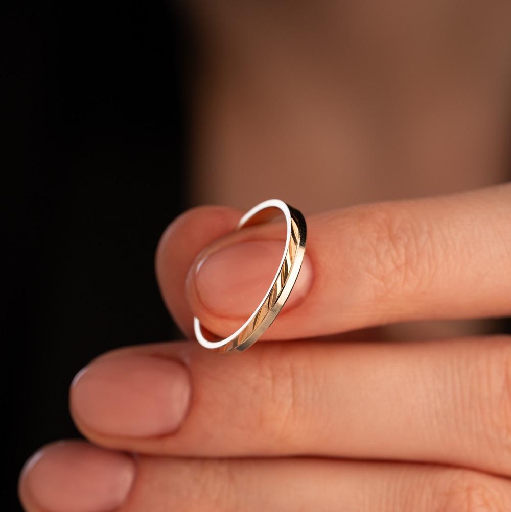 Обручальное кольцо из золота (синтеринг) 430-000-917