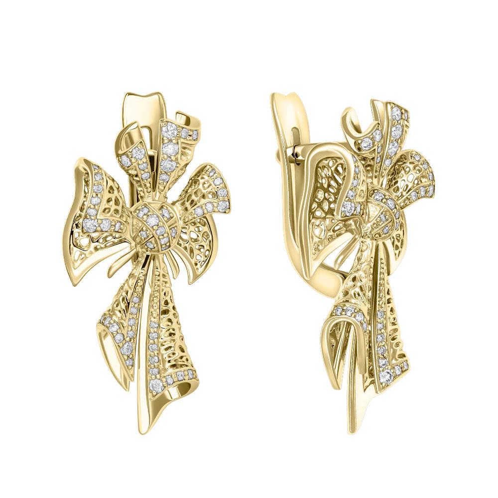 Серьги с бриллиантами 9321058Б