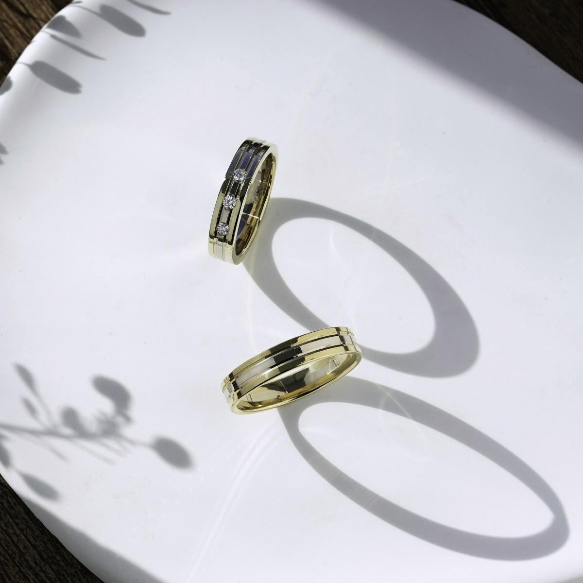 Обручальное кольцо из золота (синтеринг) 460-000-317