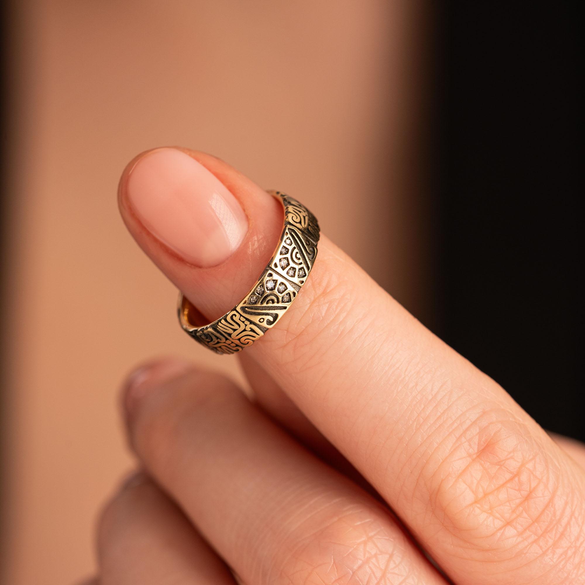 Обручальное кольцо из желтого золота 931959Б