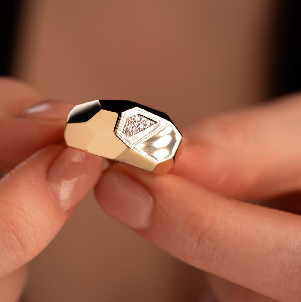 Кольцо из желтого золота 931995Б