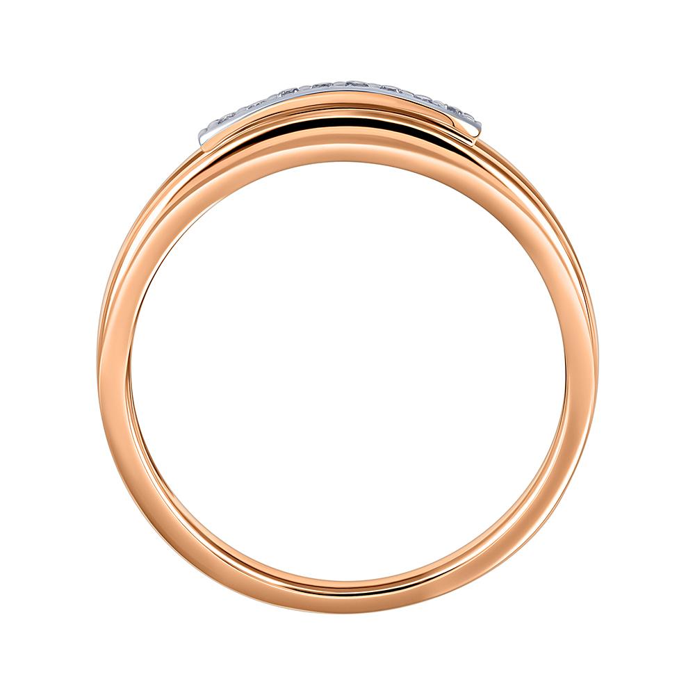 Кольцо из золота с бриллиантами 911165Б