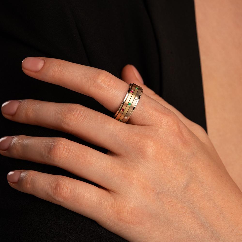 Обручальное кольцо антистресс 392-500-999