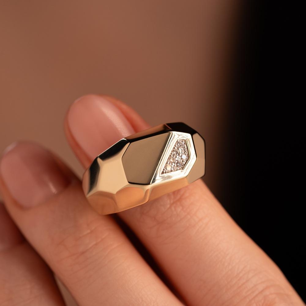 Кольцо из желтого золота 931995Б