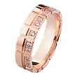 Обручальное кольцо с бриллиантом 702-250-225