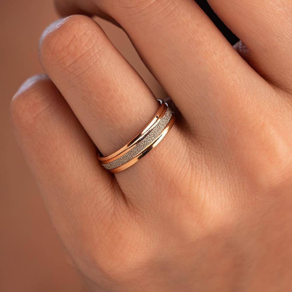 Обручальное кольцо из золота (синтеринг) 450-000-718