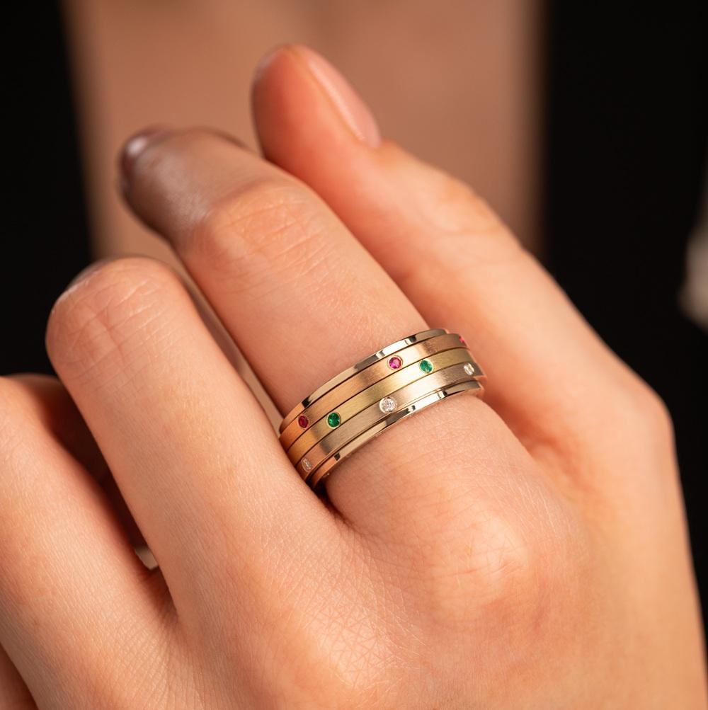 Обручальное кольцо антистресс 392-500-999