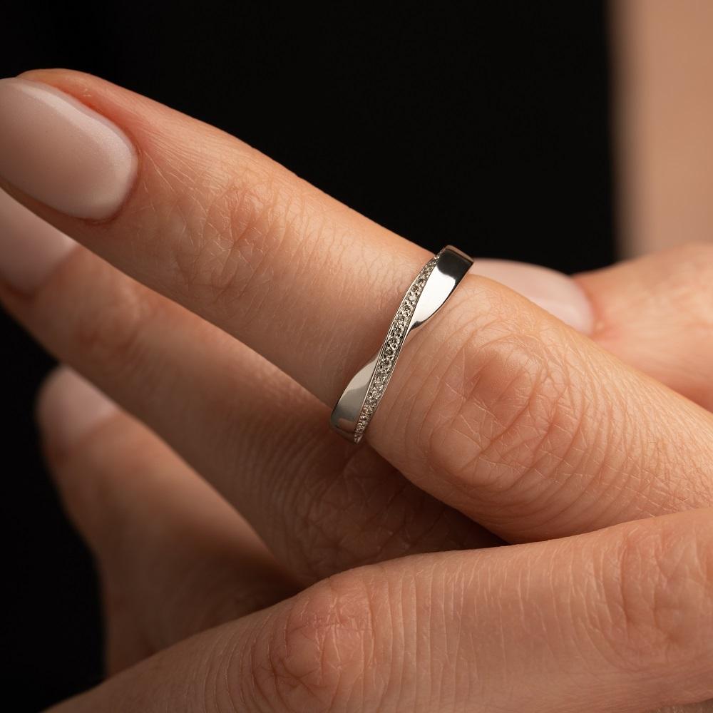 Кольцо из золота с бриллиантами 921471Б