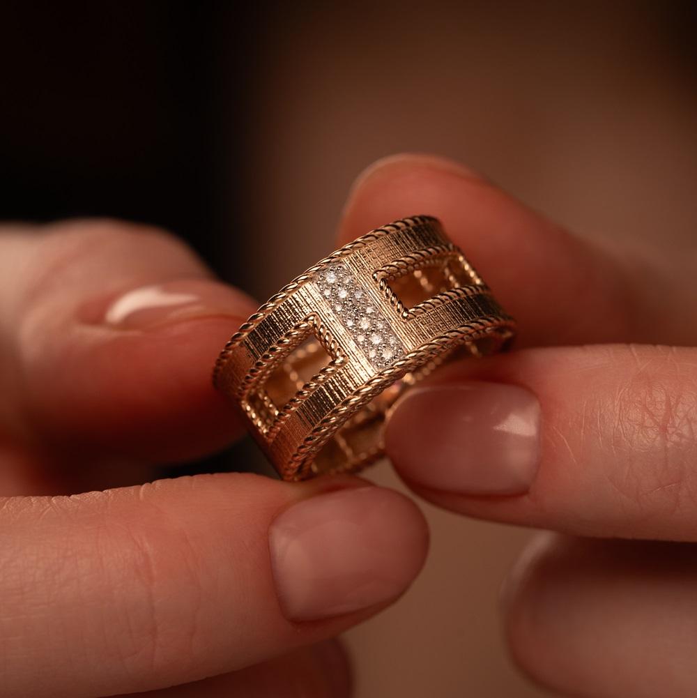 Кольцо из красного золота 911903Б