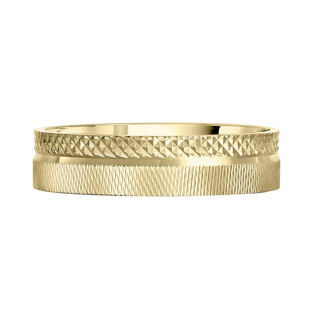 Обручальное кольцо из желтого золота  520-000-1022