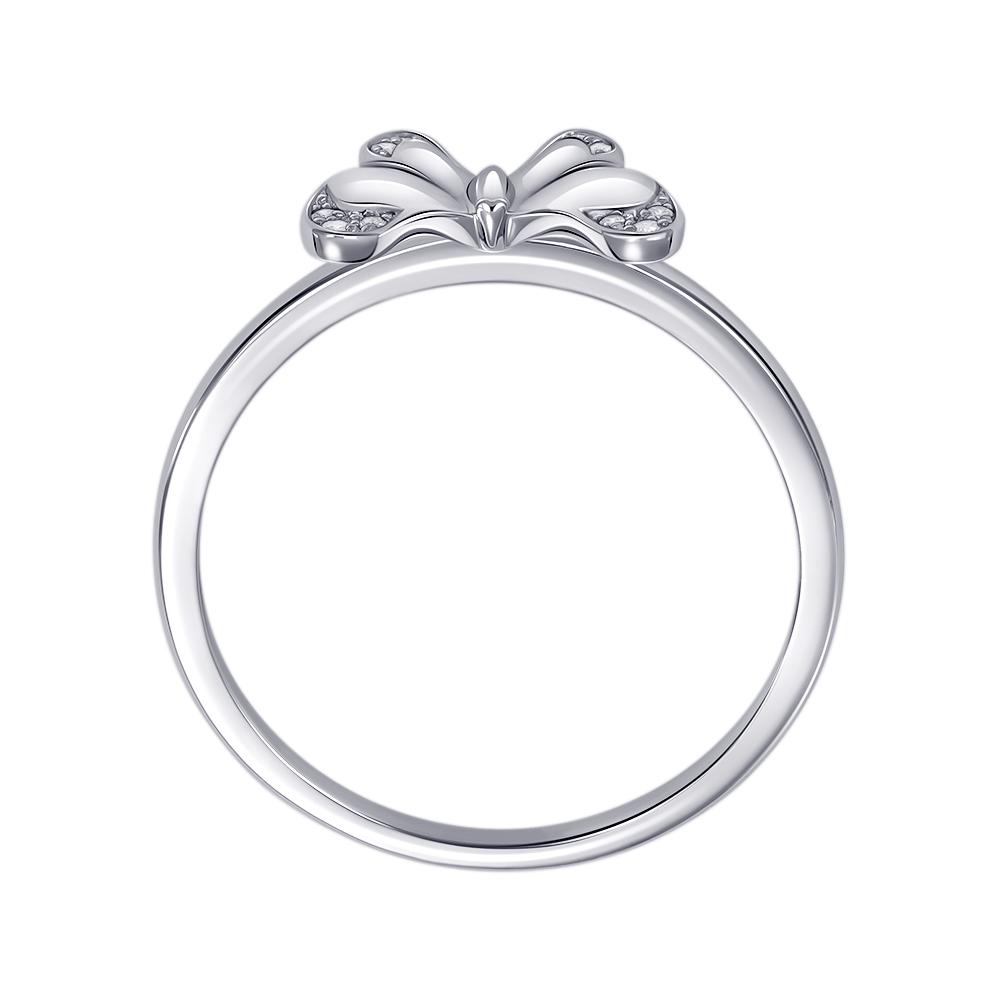 Кольцо из белого золота с бриллиантами 9211104Б