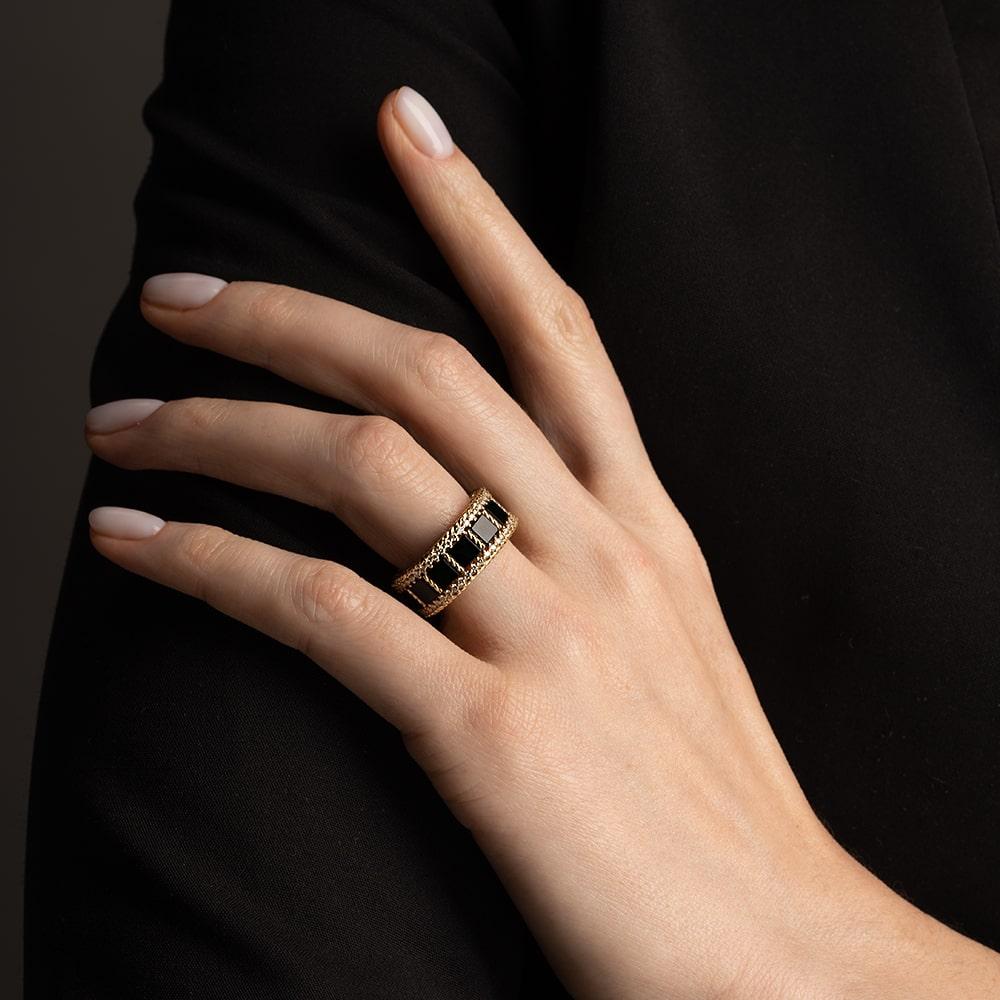 Кольцо из желтого золота 931828Б