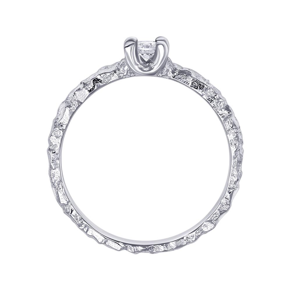 Кольцо из белого золота с бриллиантом 9211077Б