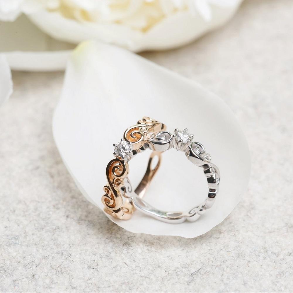 Кольцо из золота с бриллиантом 911256Б