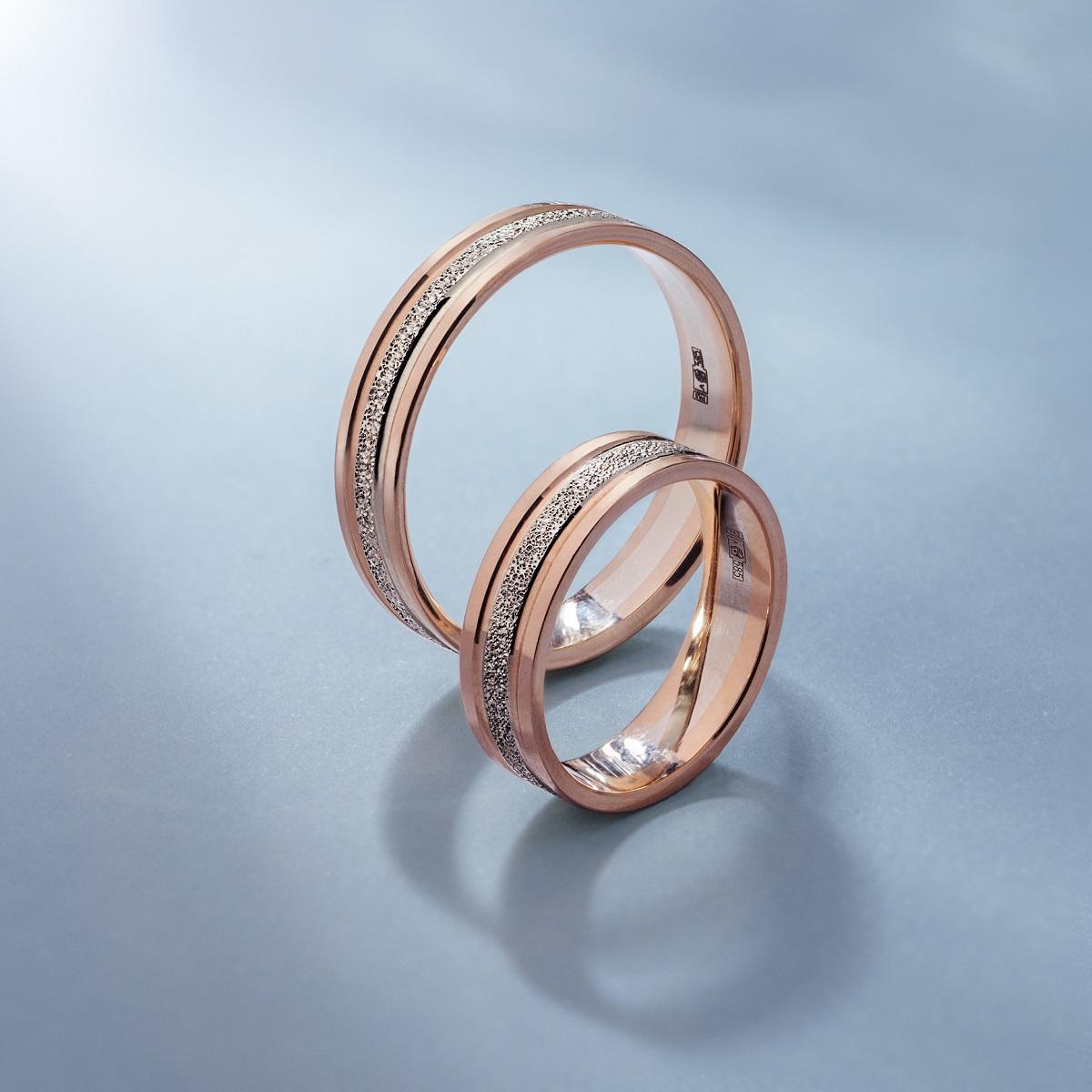 Обручальное кольцо из золота (синтеринг) 450-000-718