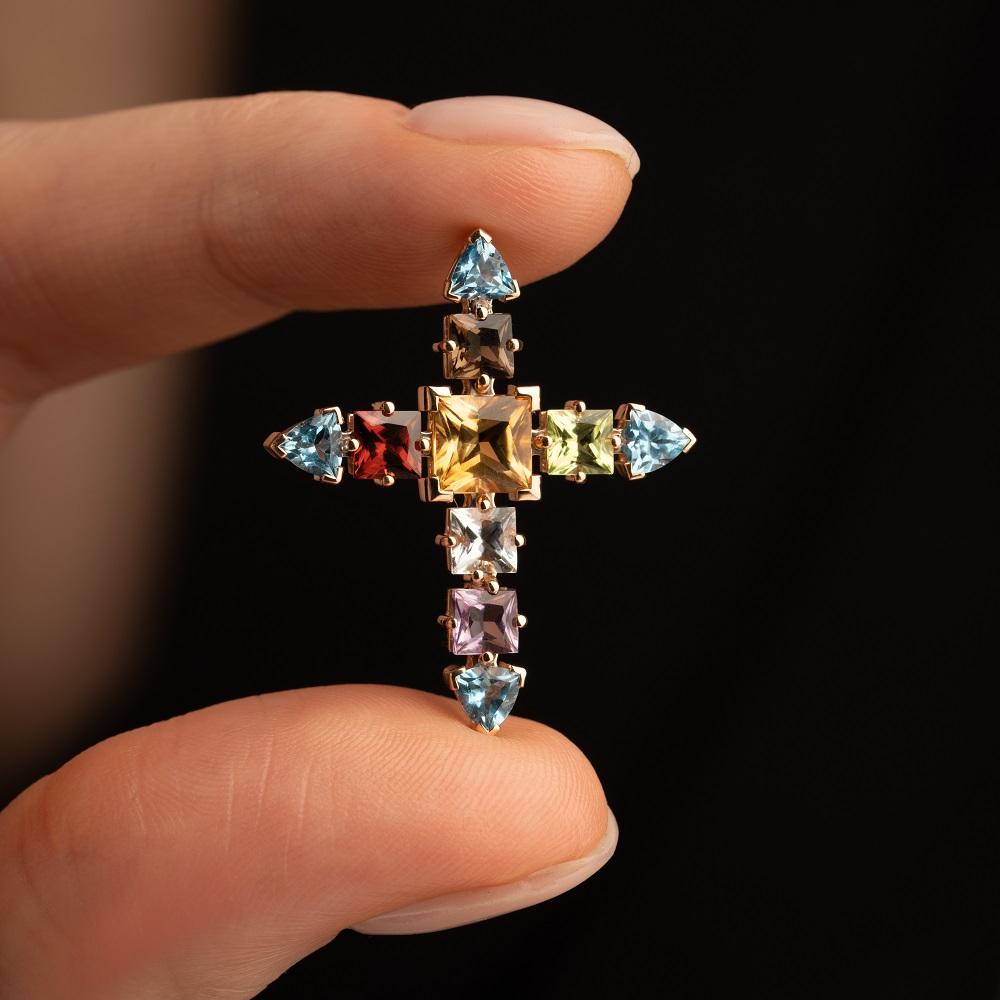 Подвеска из красного золота 585 пробы 914810К