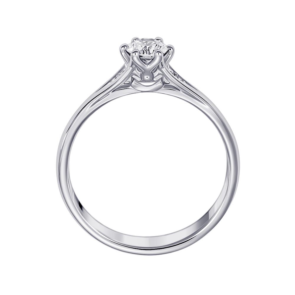 Кольцо из белого золота с бриллиантами 921711Б