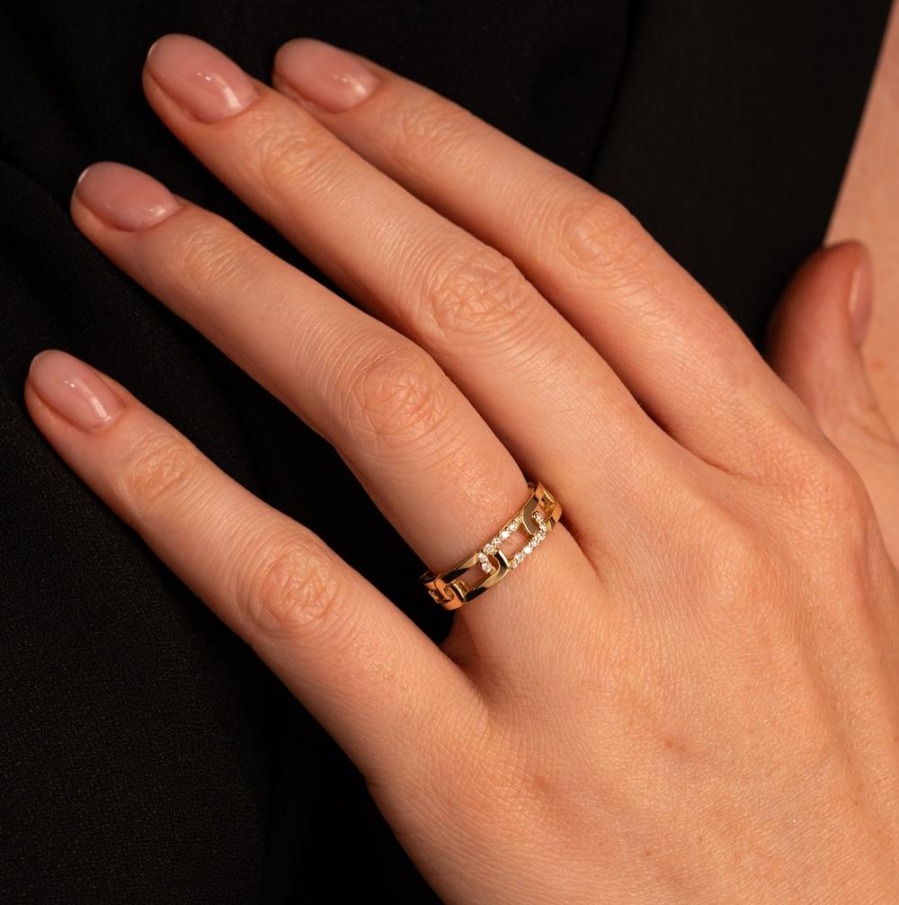 Кольцо из золота с бриллиантами 931838Б