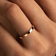 Обручальное кольцо из красного золота 200-000-306