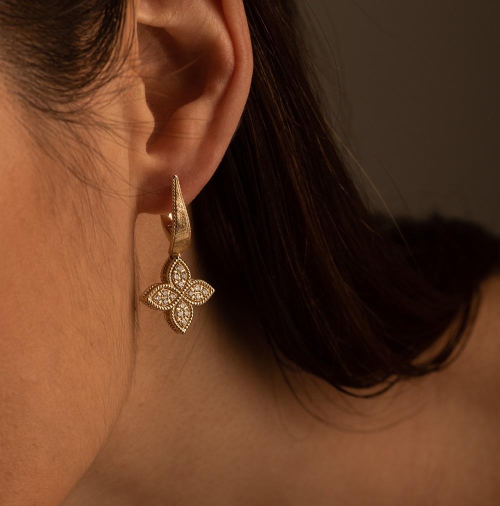 Серьги из желтого золота 932709Б