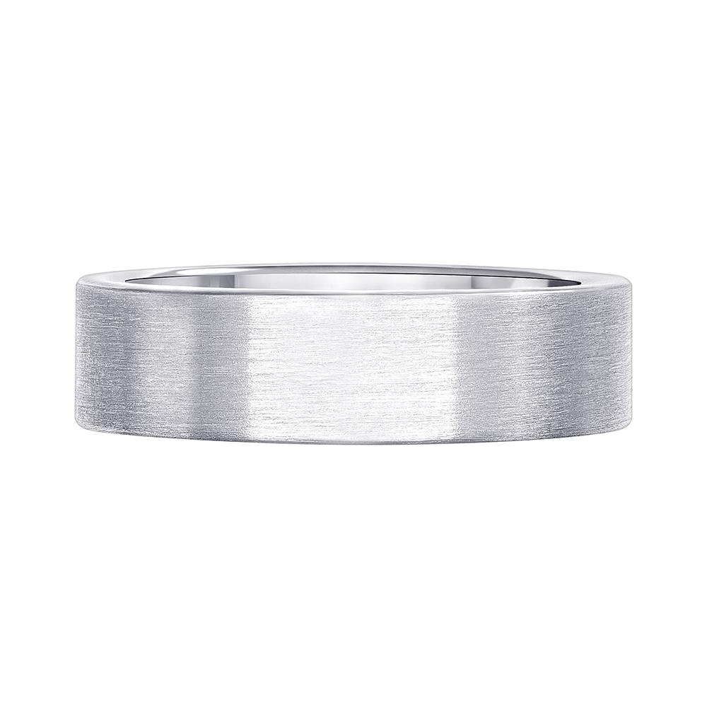 Обручальное кольцо из белого золота 210-000-356