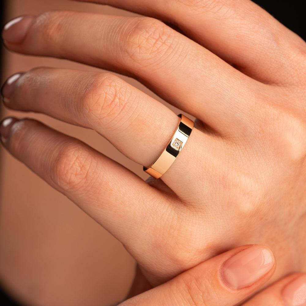 Кольцо с бриллиантом 202-010-327