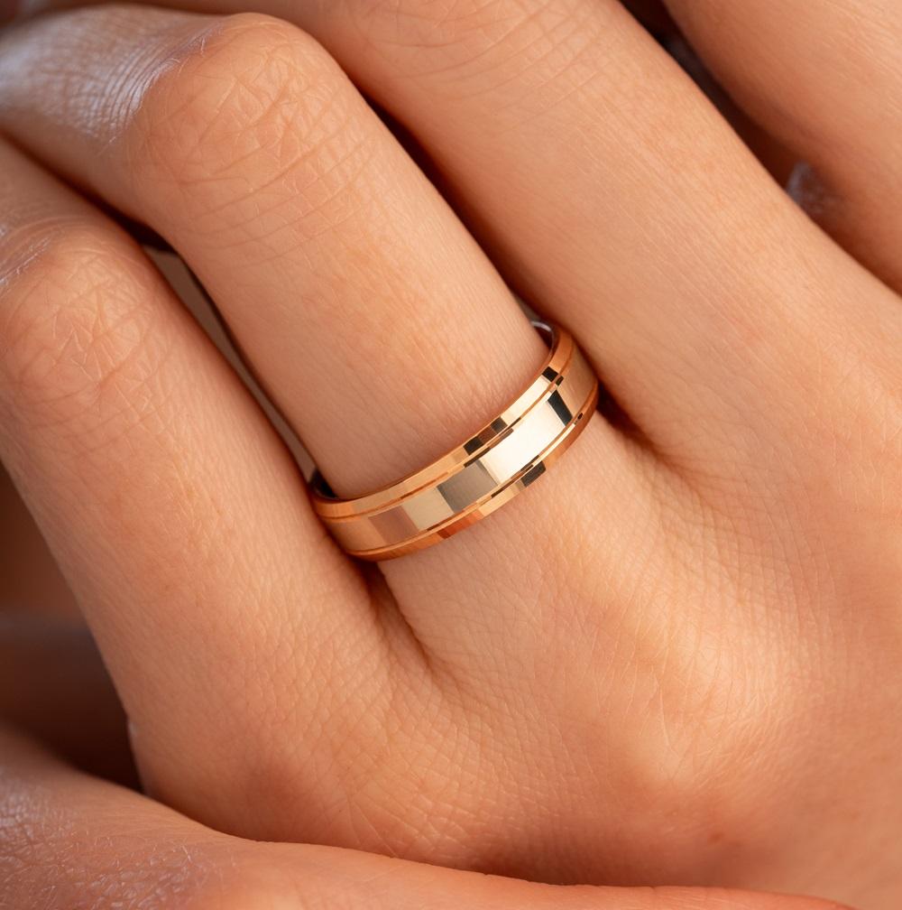 Обручальное кольцо из золота (синтеринг) 450-000-415