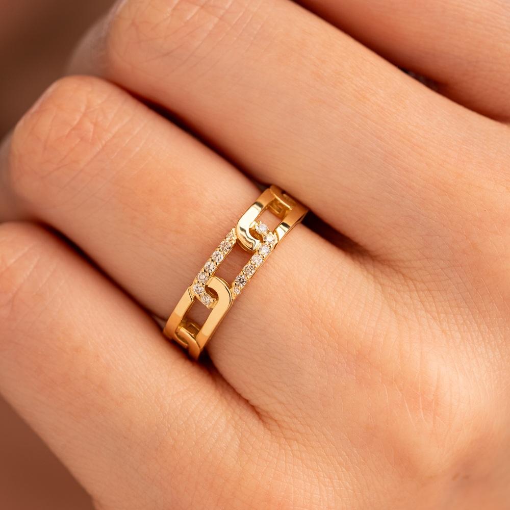 Кольцо из золота с бриллиантами 931838Б